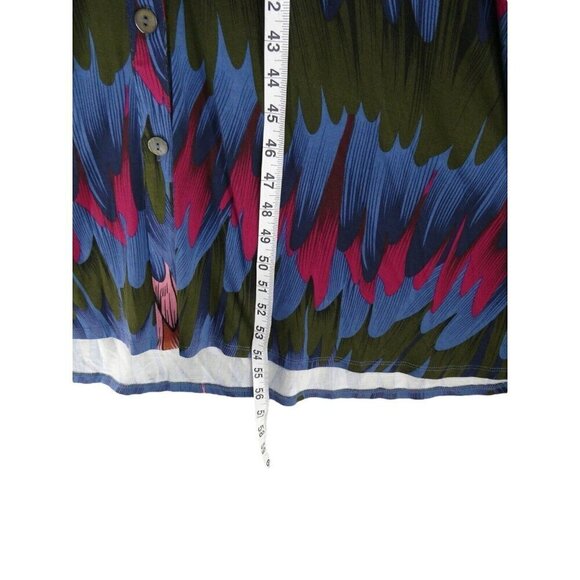 NWOT Soft Surroundings Midi Shirt Dress Women M Ancient Isle Jersey Colorfu Boho - Picture 11 of 12